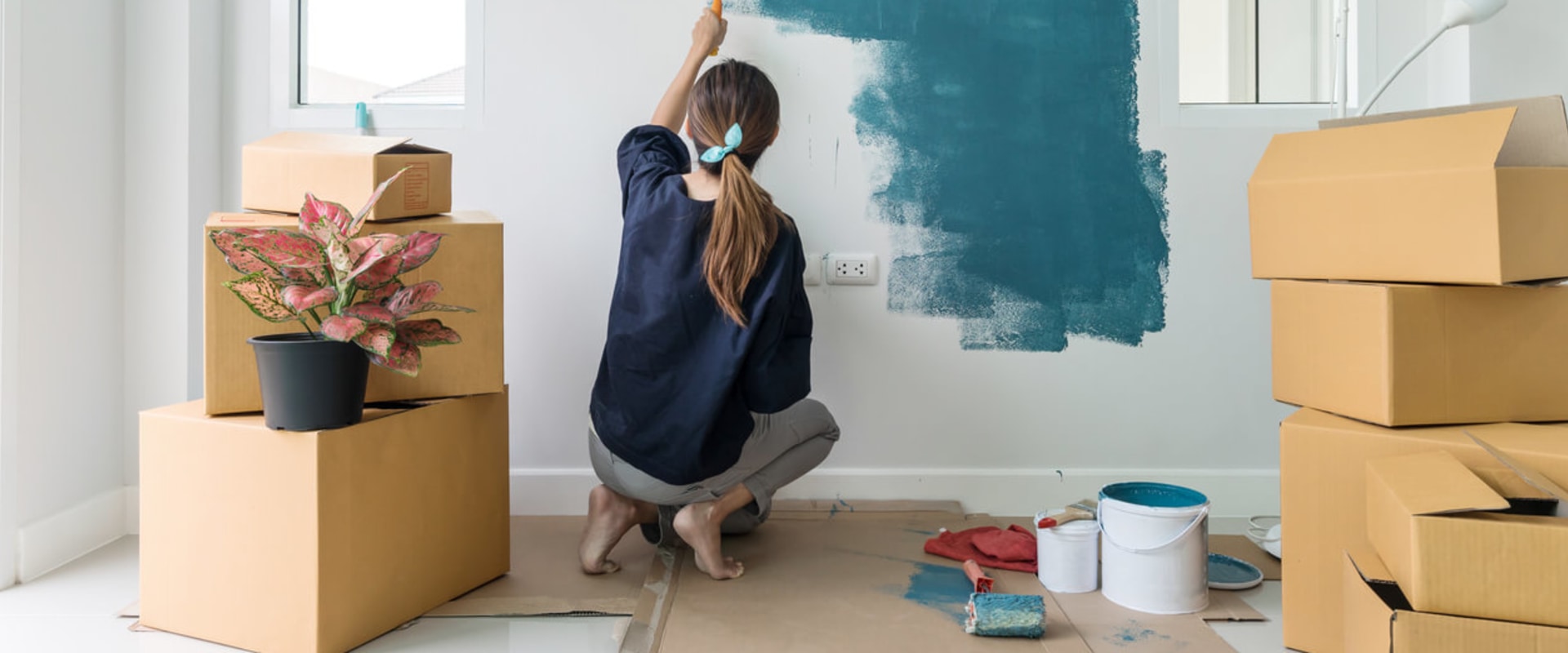 What gets rid of paint fumes fast?